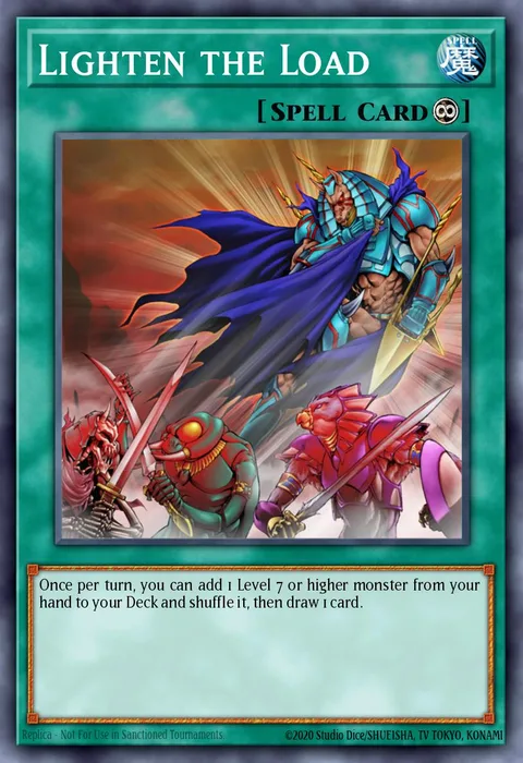 Lighten the Load trading card
