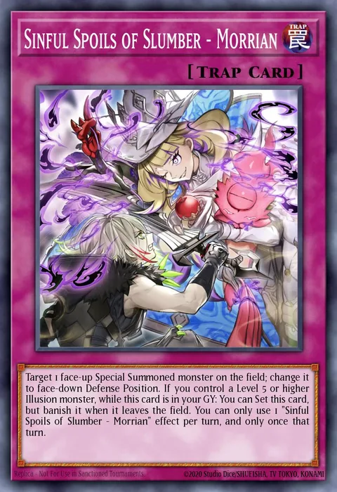 Sinful Spoils of Slumber - Morrian trading card