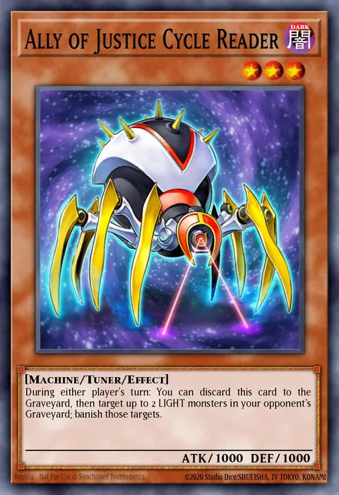 Ally of Justice Cycle Reader trading card