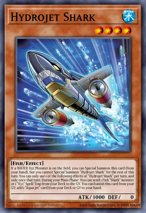 Hydrojet Shark trading card