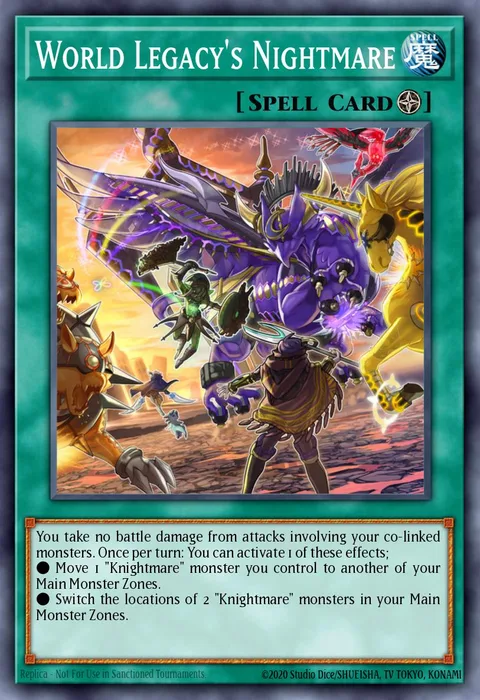 World Legacy's Nightmare trading card