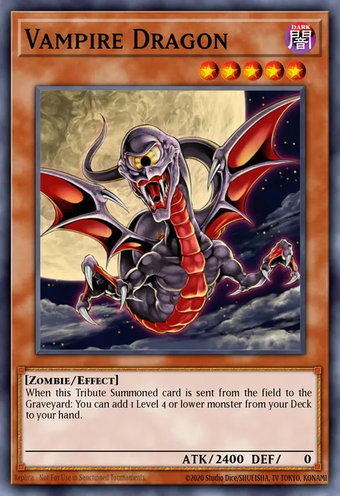 Vampire Dragon trading card
