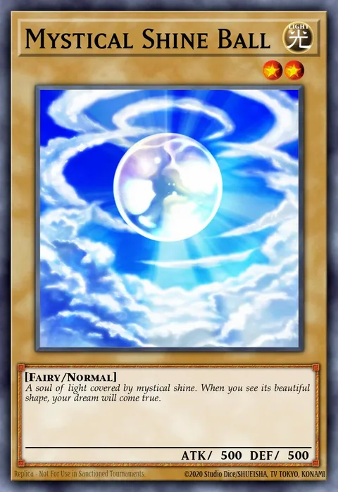 Mystical Shine Ball trading card