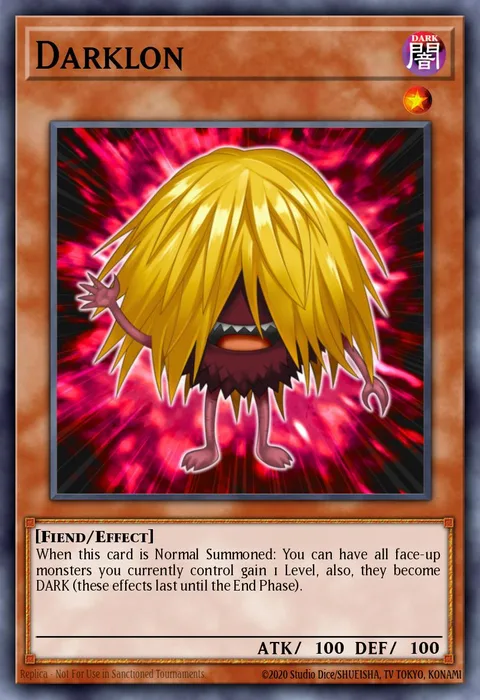 Darklon trading card