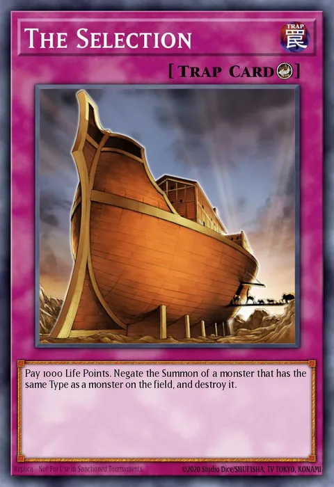 The Selection trading card