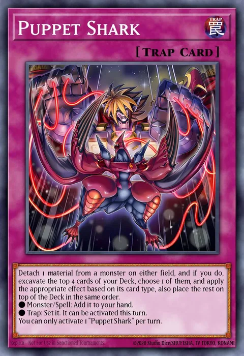 Puppet Shark trading card
