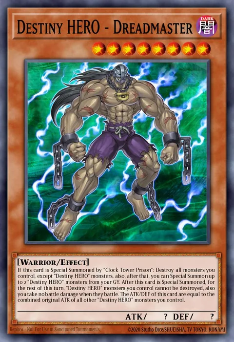 Destiny HERO - Dreadmaster trading card