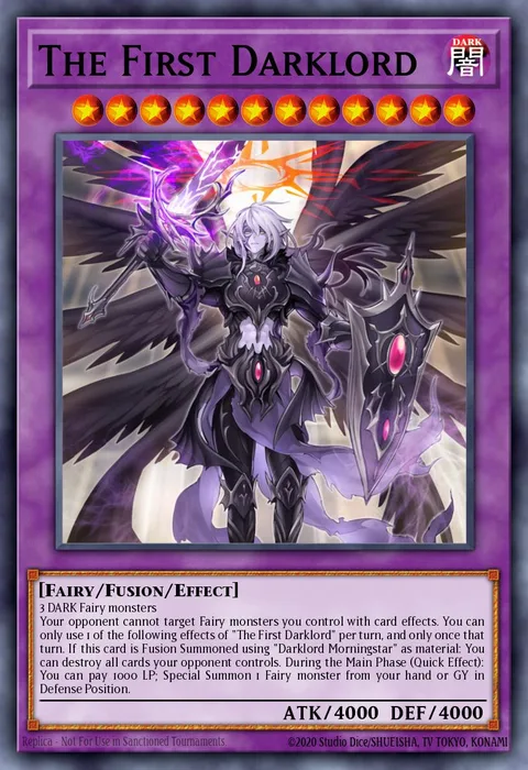 The First Darklord trading card