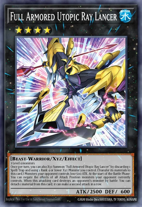 Full Armored Utopic Ray Lancer trading card