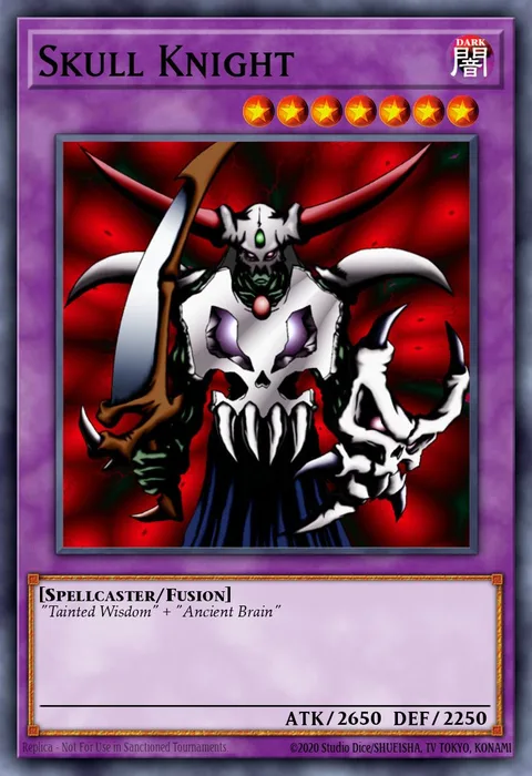 Skull Knight trading card