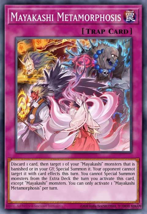 Mayakashi Metamorphosis trading card