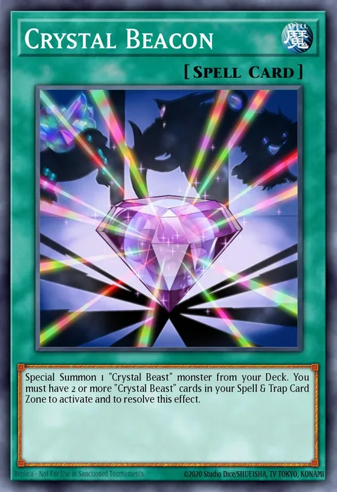 Crystal Beacon trading card