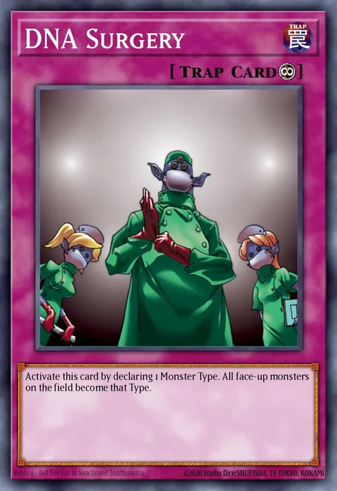 DNA Surgery trading card
