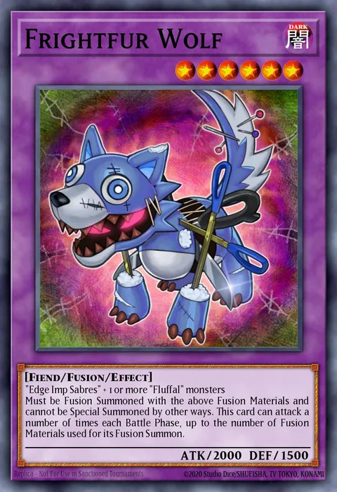 Frightfur Wolf trading card
