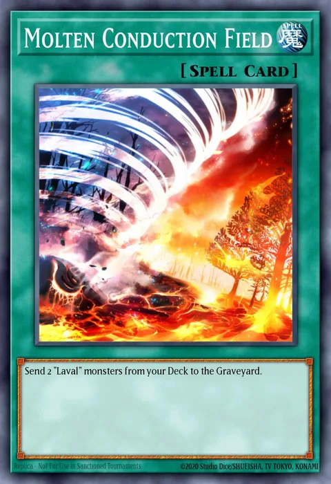 Molten Conduction Field trading card
