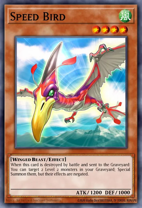 Speed Bird trading card