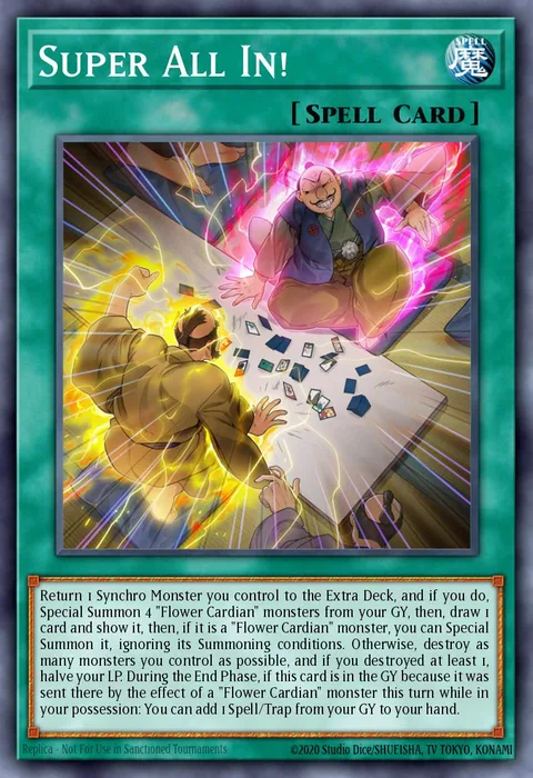 Super All In! trading card