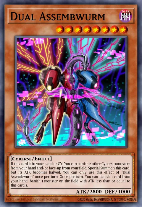 Dual Assembwurm trading card