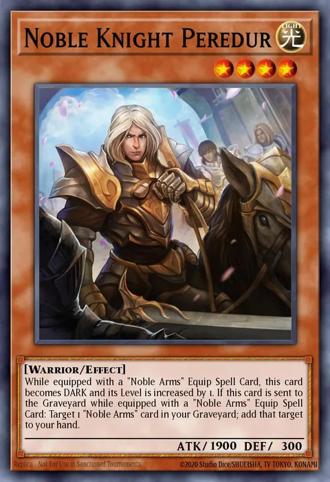 Noble Knight Peredur trading card