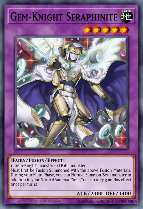 Gem-Knight Seraphinite trading card