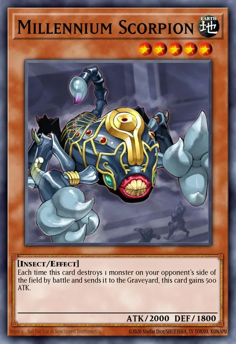 Millennium Scorpion trading card