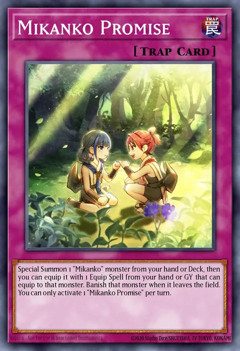 Mikanko Promise trading card