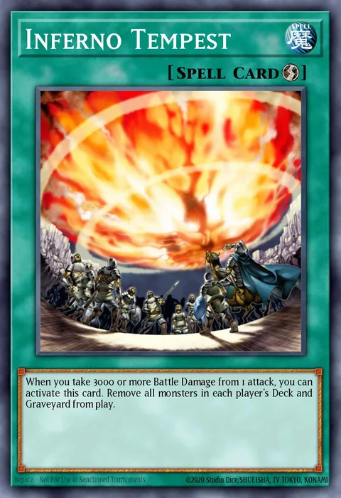 Inferno Tempest trading card