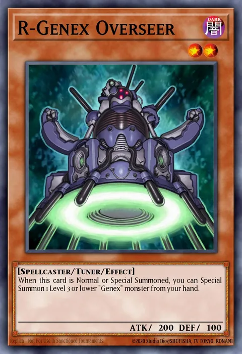 R-Genex Overseer trading card