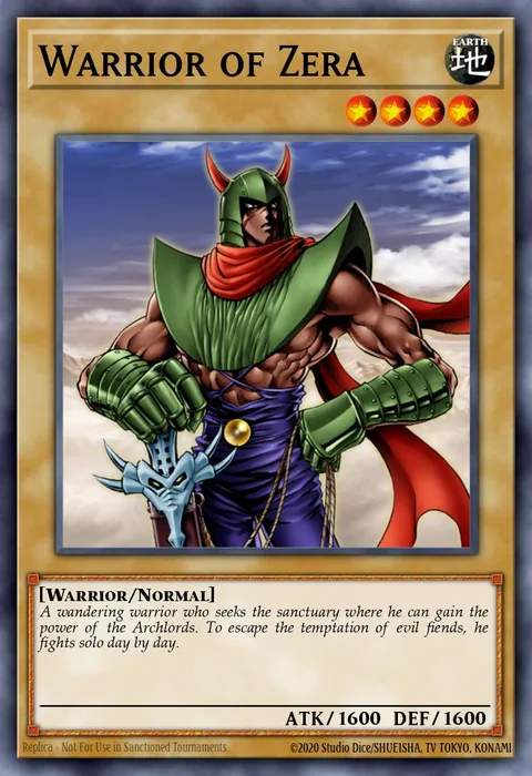 Warrior of Zera trading card