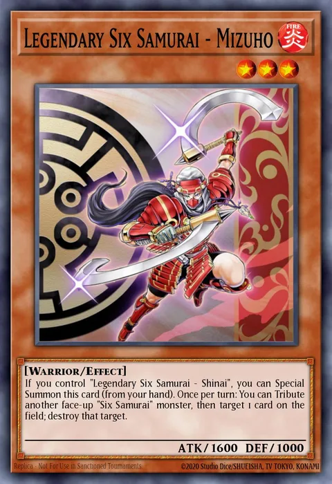 Legendary Six Samurai - Mizuho trading card