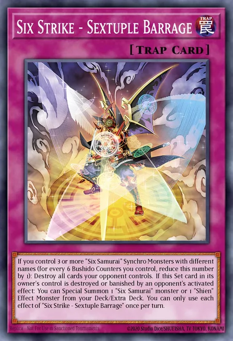 Six Strike - Sextuple Barrage trading card