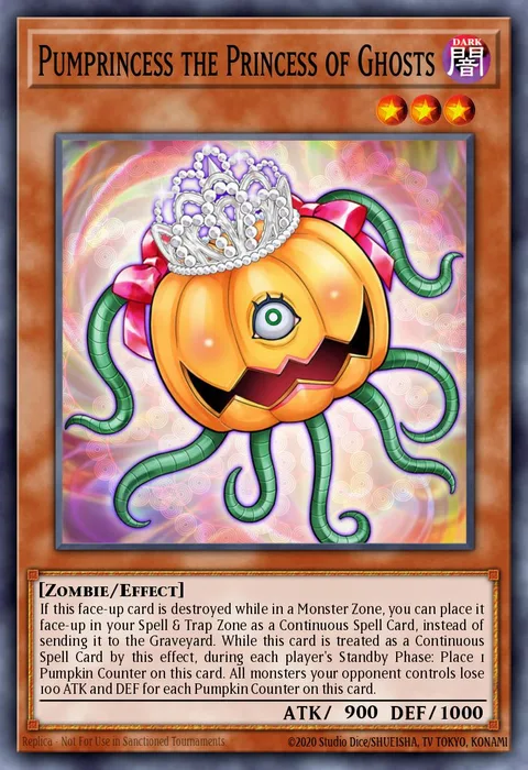 Pumprincess the Princess of Ghosts trading card