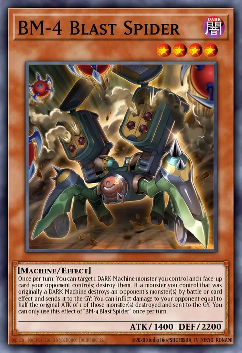 BM-4 Blast Spider trading card