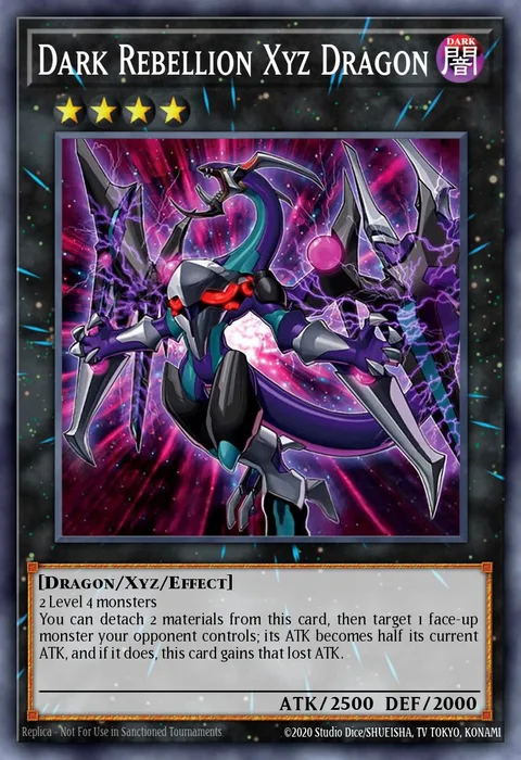 Dark Rebellion Xyz Dragon trading card