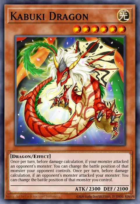 Kabuki Dragon trading card