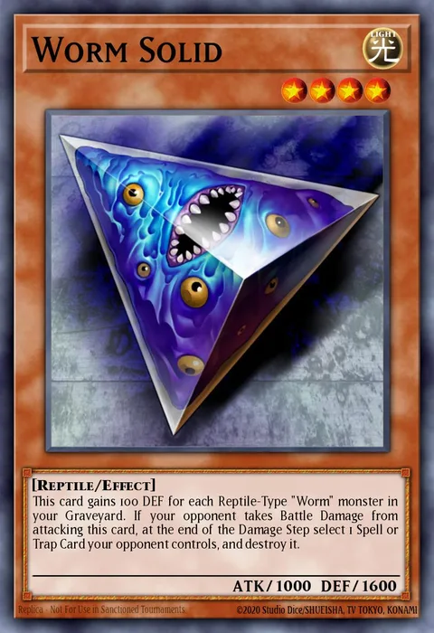 Worm Solid trading card