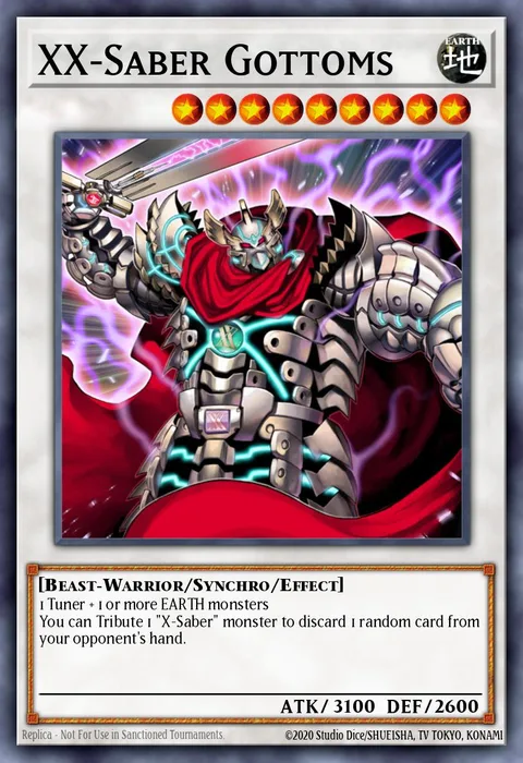 XX-Saber Gottoms trading card