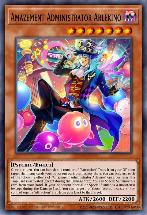 Amazement Administrator Arlekino trading card