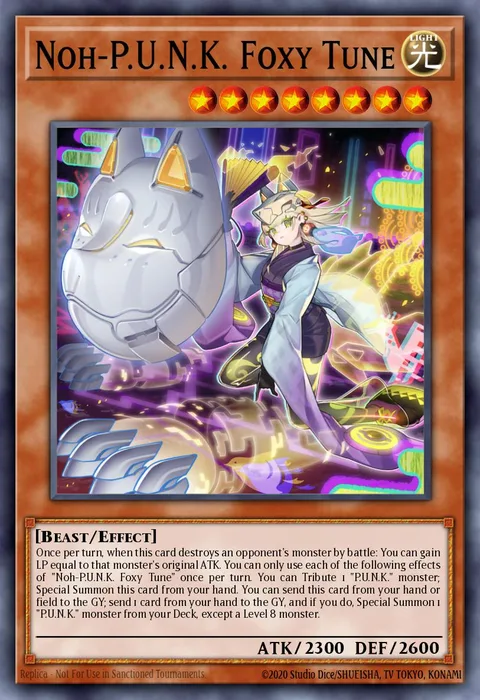 Noh-P.U.N.K. Foxy Tune trading card
