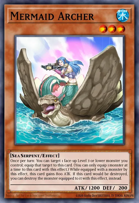 Mermaid Archer trading card
