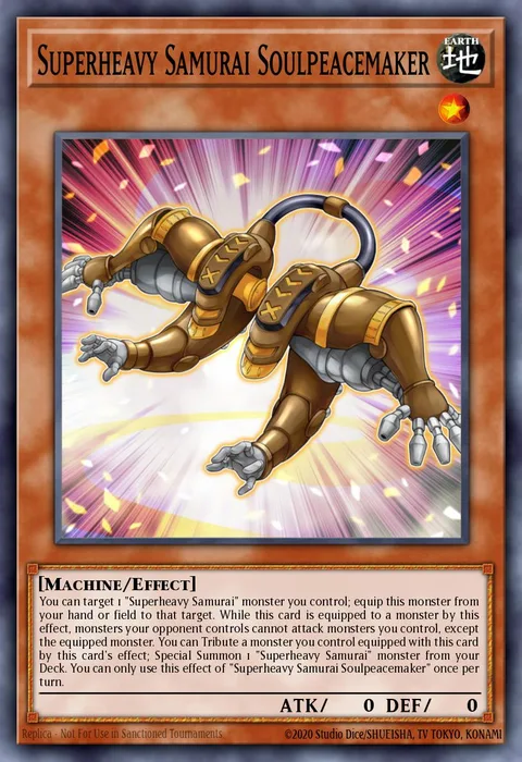 Superheavy Samurai Soulpeacemaker trading card