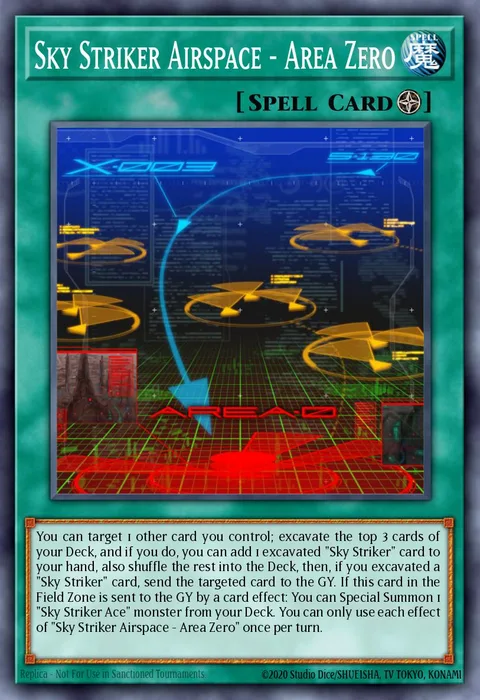 Sky Striker Airspace - Area Zero trading card
