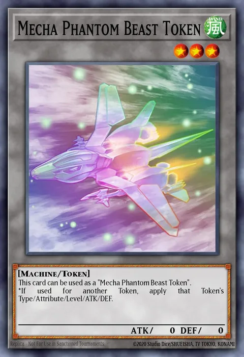 Mecha Phantom Beast Token trading card