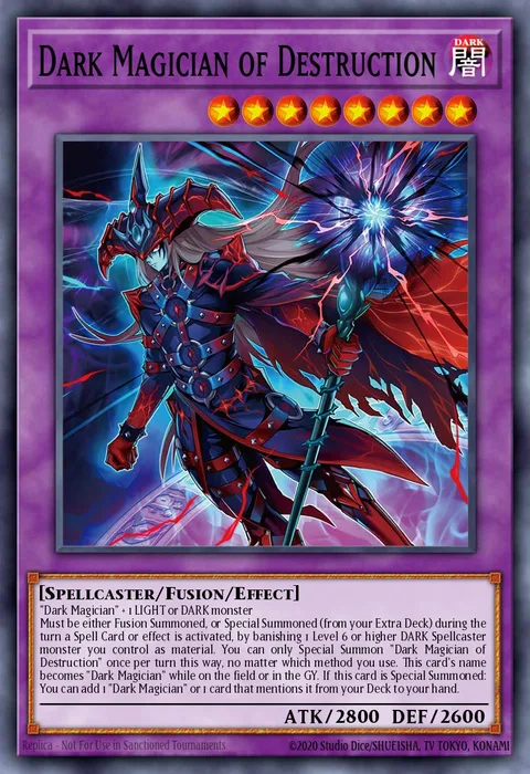 Dark Magician of Destruction trading card