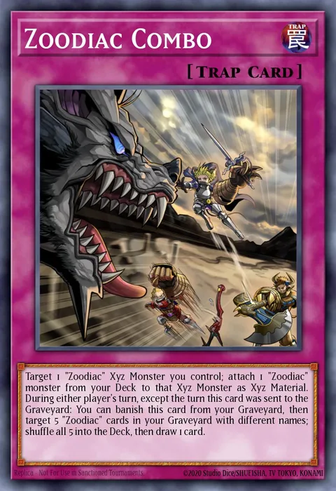 Zoodiac Combo trading card