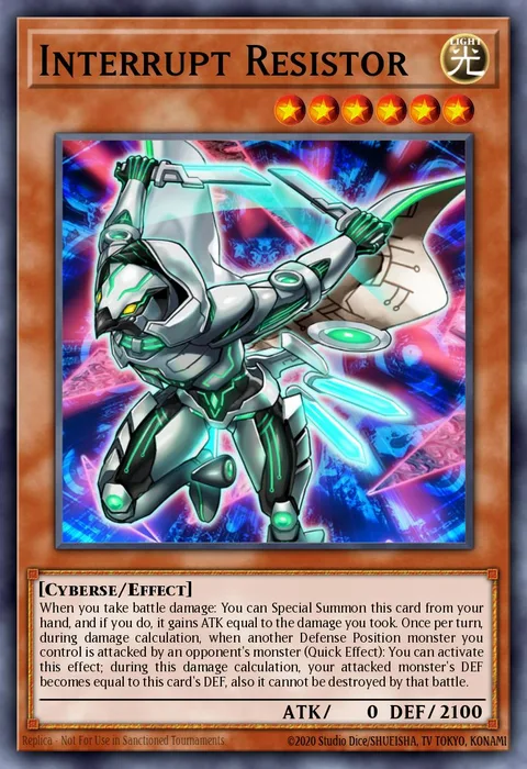 Interrupt Resistor trading card