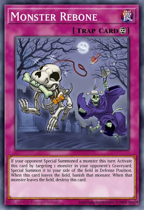 Monster Rebone trading card