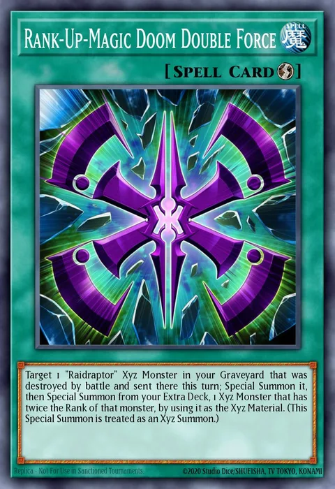 Rank-Up-Magic Doom Double Force trading card