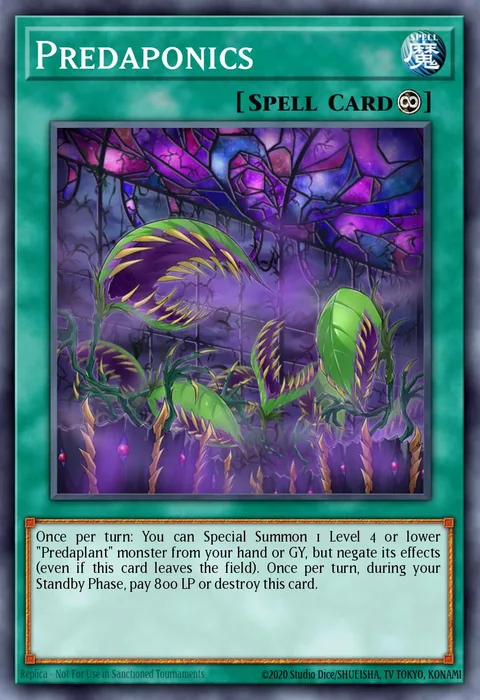 Predaponics trading card
