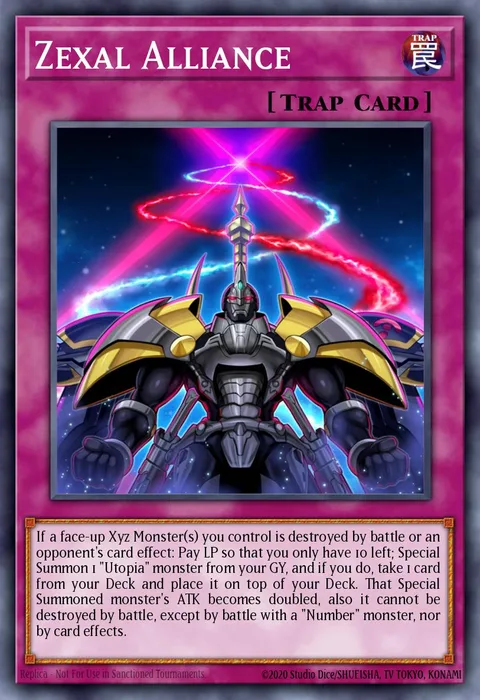 Zexal Alliance trading card